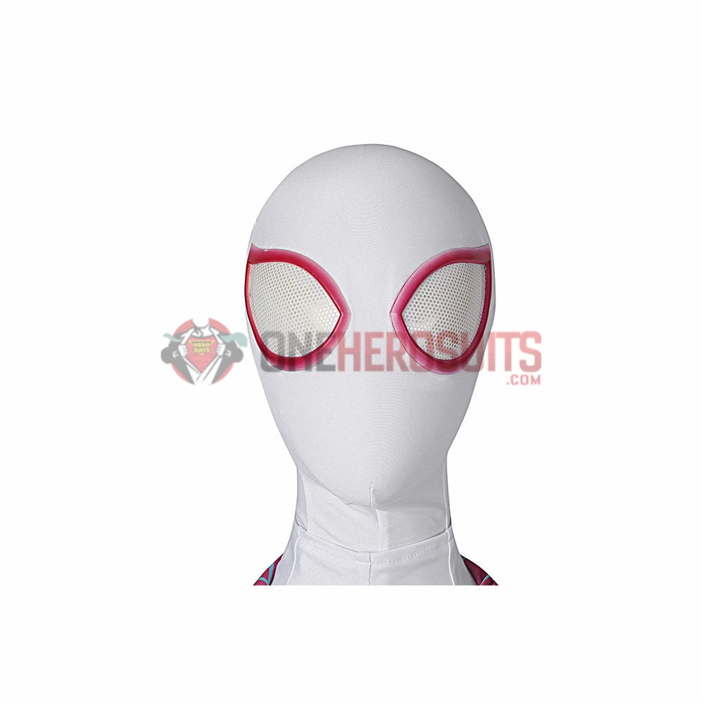 OneHeroSuits Across The Spider-Verse Gwen Cosplay Costume Gwen Spandex Suit Zentai/Jumpsuit 6 OneHeroSuits Across The Spider-Verse Gwen Cosplay Costume Gwen Spandex Suit Zentai/Jumpsuit