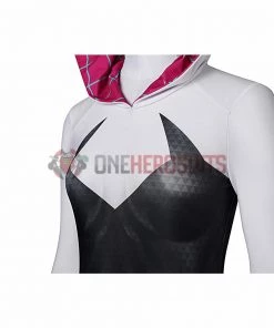 OneHeroSuits Across The Spider-Verse Gwen Cosplay Costume Gwen Spandex Suit Zentai/Jumpsuit 28 OneHeroSuits Across The Spider-Verse Gwen Cosplay Costume Gwen Spandex Suit Zentai/Jumpsuit