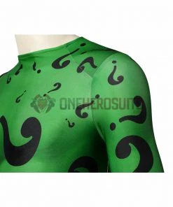 OneHeroSuits Batman Forever Riddler Cosplay Costume Jim Carrey Edition 3D Printed Jumpsuits