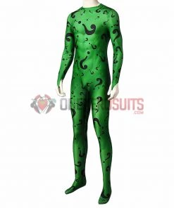 OneHeroSuits Batman Forever Riddler Cosplay Costume Jim Carrey Edition 3D Printed Jumpsuits