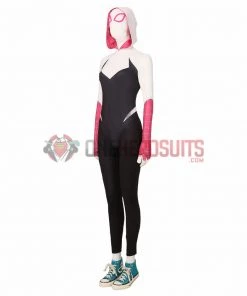 OneHeroSuits Spiderman Gwen Stacy Cosplay Costumes Across The Spider-Verse Cotton Suit