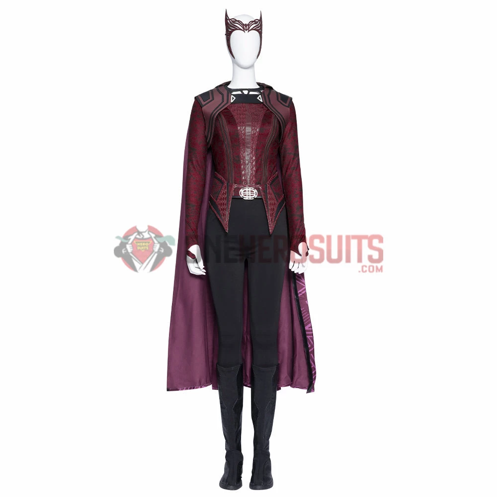 OneHeroSuits Wanda Cosplay Boots The Multiverse Of Madness Top Level Shoes Costumes 2 OneHeroSuits Wanda Cosplay Boots The Multiverse Of Madness Top Level Shoes Costumes
