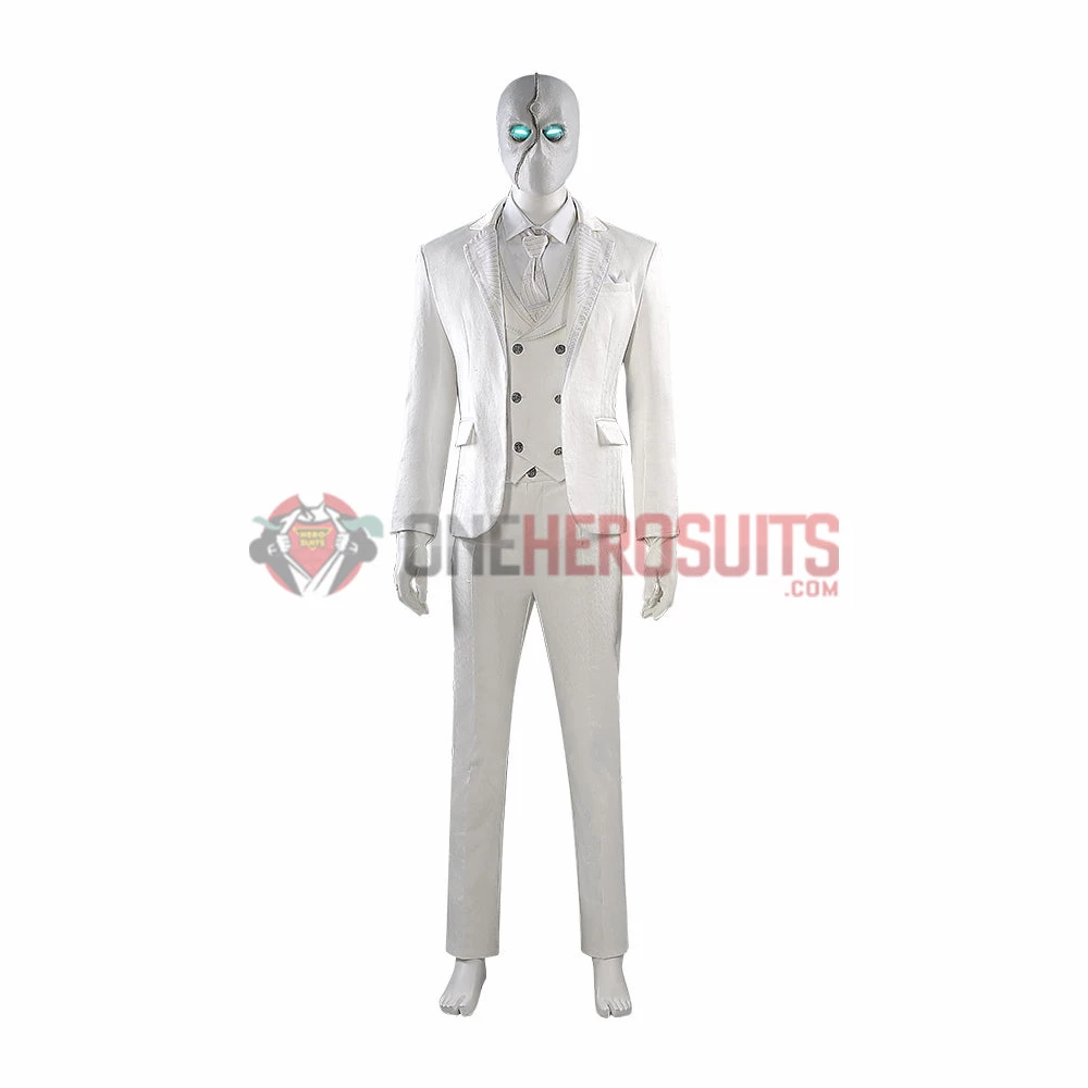OneHeroSuits Mr Knight Cosplay Costumes Moon Knight Top Level White Suits 3 OneHeroSuits Mr Knight Cosplay Costumes Moon Knight Top Level White Suits