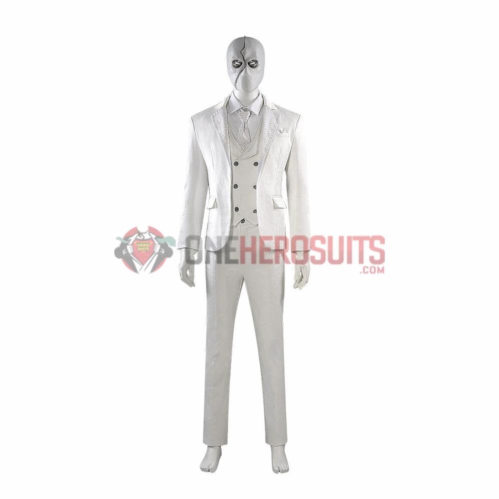 OneHeroSuits Mr Knight Cosplay Costumes Moon Knight Top Level White Suits 4 OneHeroSuits Mr Knight Cosplay Costumes Moon Knight Top Level White Suits