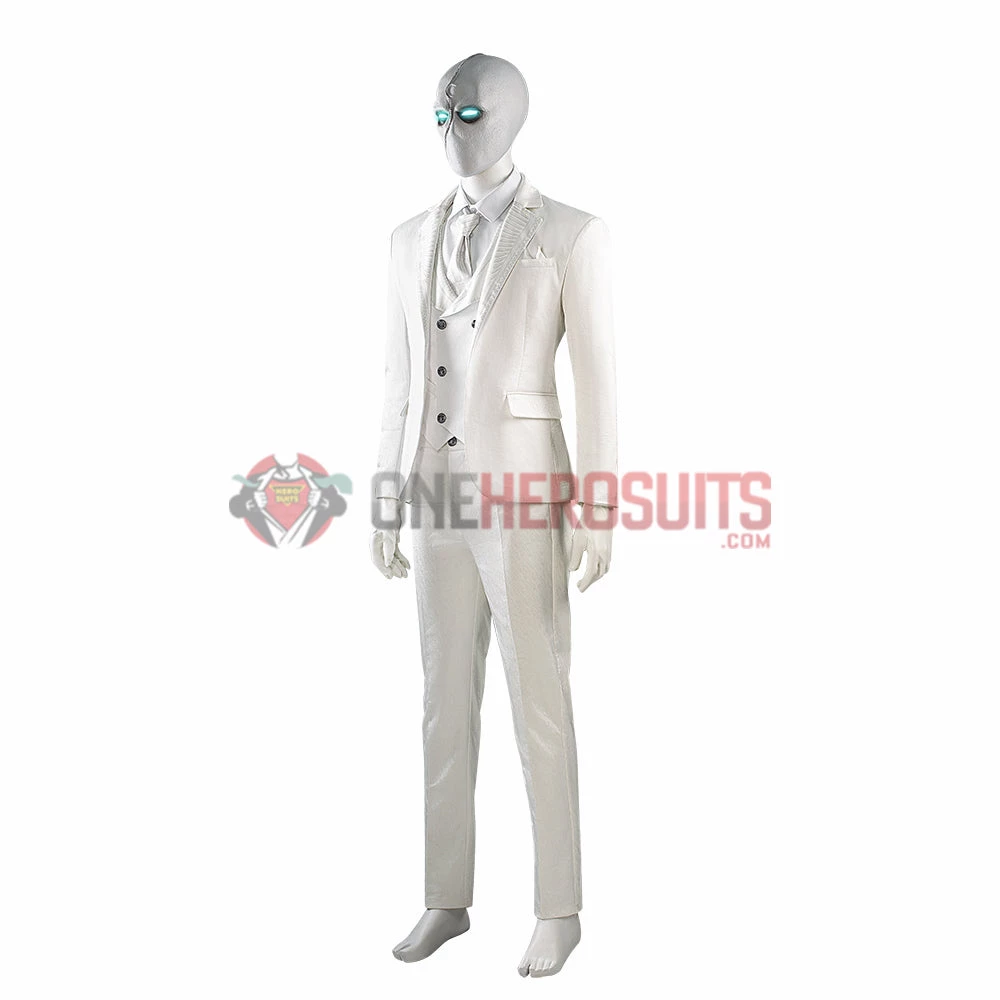 OneHeroSuits Mr Knight Cosplay Costumes Moon Knight Top Level White Suits 5 OneHeroSuits Mr Knight Cosplay Costumes Moon Knight Top Level White Suits