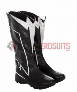 OneHeroSuits Costumes Meena Dhawan Cosplay Boots Black Flash Top Level Shoes