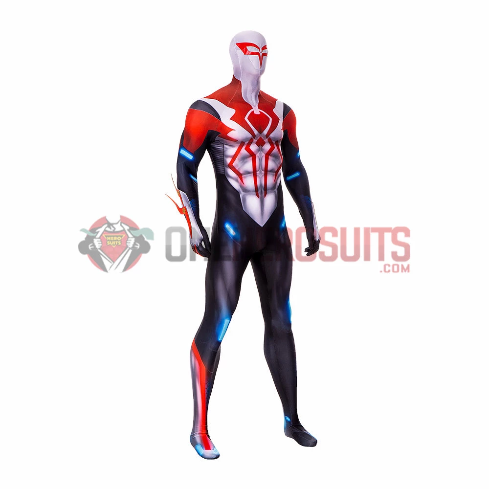 OneHeroSuits Spiderman 2099 Cosplay Costumes V3 Edition Bodysuits 5 OneHeroSuits Spiderman 2099 Cosplay Costumes V3 Edition Bodysuits
