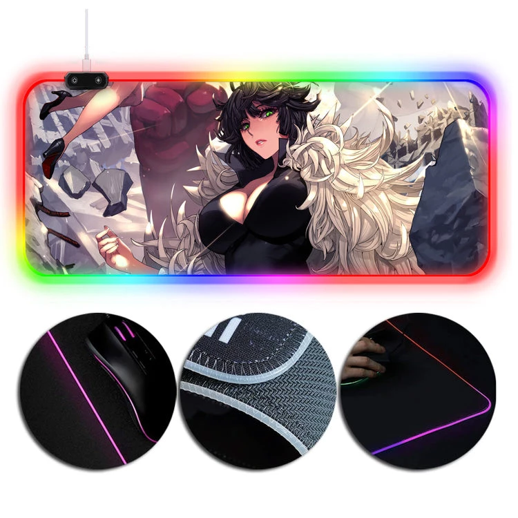 OneHeroSuits One-Punch Man Fubuki Anime Printing RGB Gaming Mouse PAD Extra Large 1 OneHeroSuits One-Punch Man Fubuki Anime Printing RGB Gaming Mouse PAD Extra Large