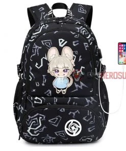 OneHeroSuits Animation Printed Backpack With USB Charging Port Sorcery Fight Megumi Fushiguro Edition Accessories