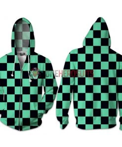 OneHeroSuits Demon Slayer Hoodies Unisex Animation 3D Print Hooded Sweatshirt